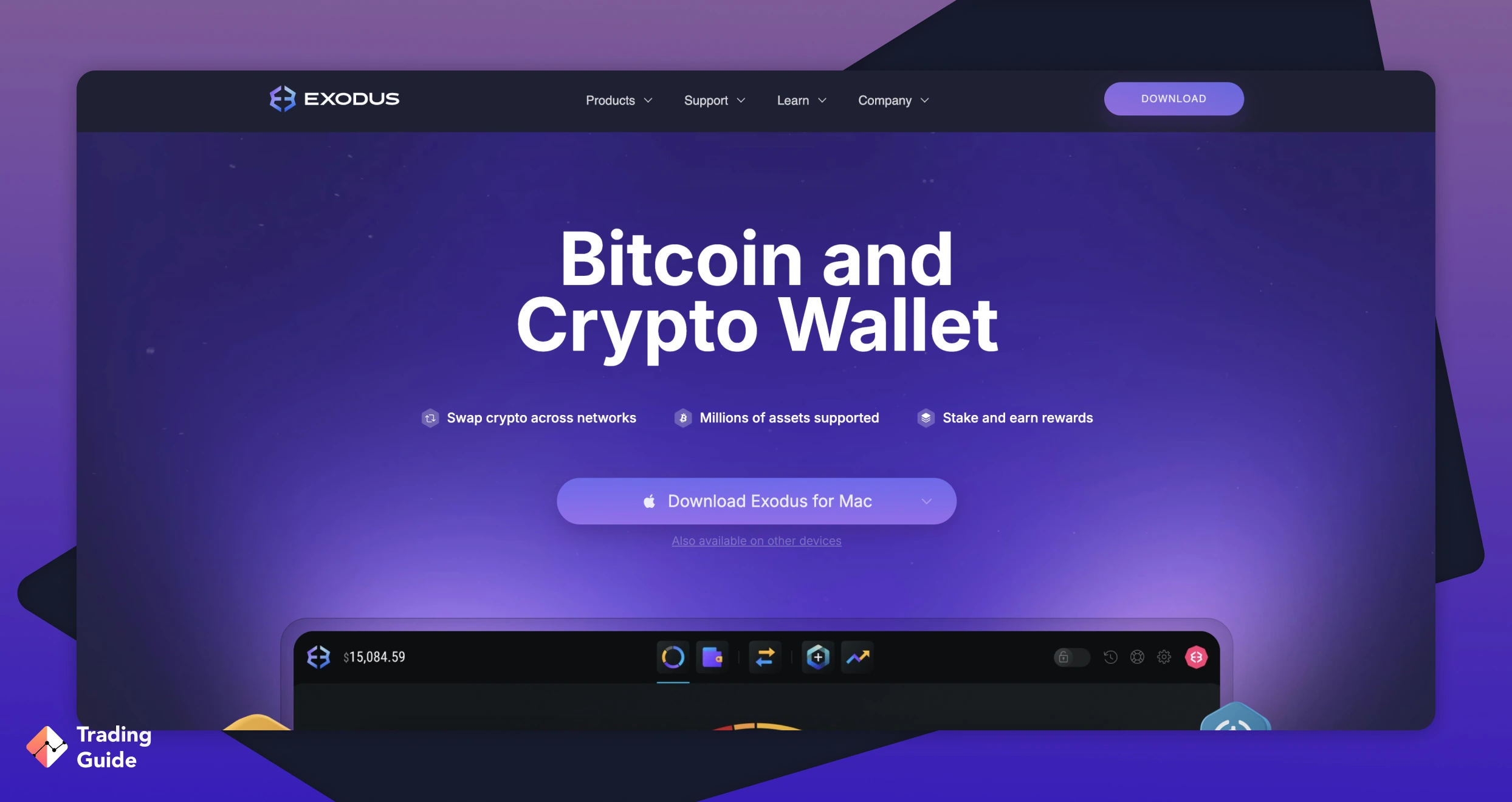 exodus wallet screen 1