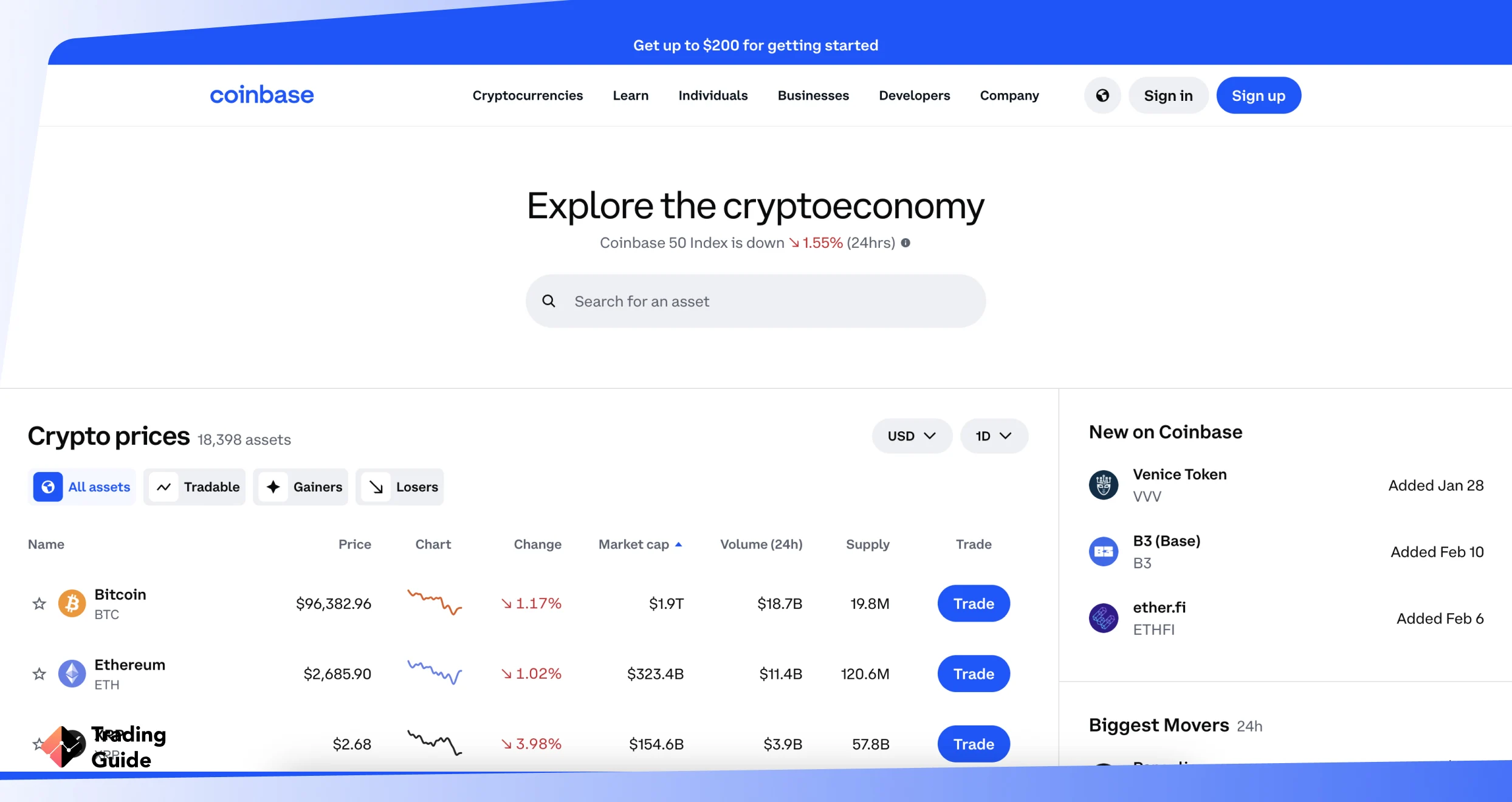 coinbase exchange screen 2