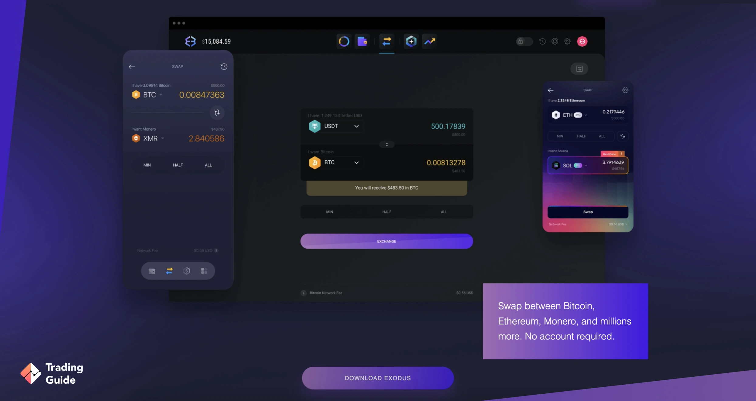 exodus wallet screen 2