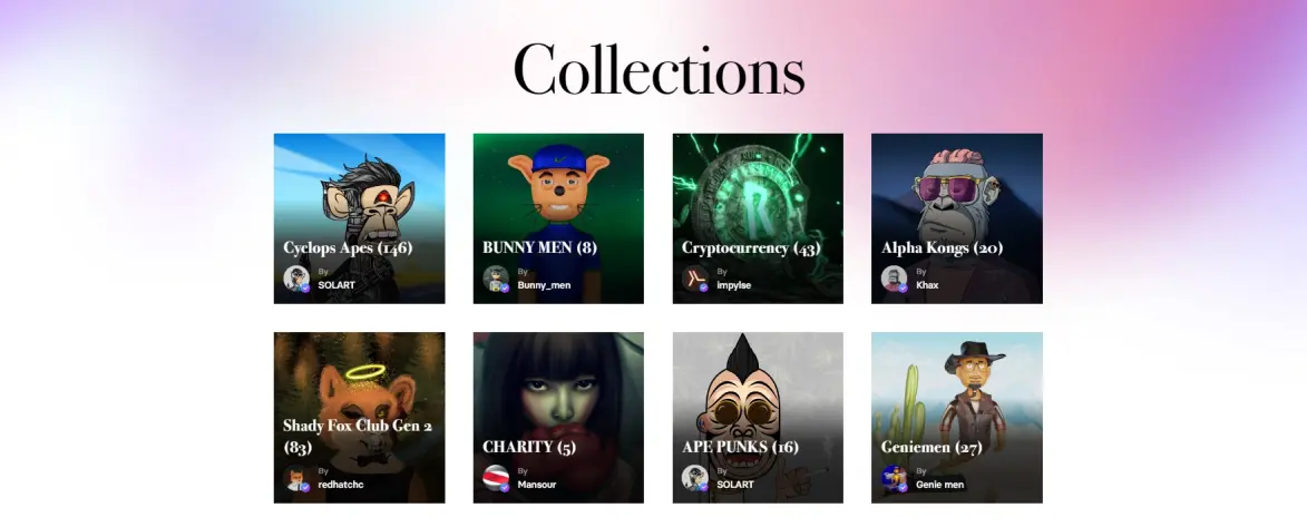 NFT Launchpad collections