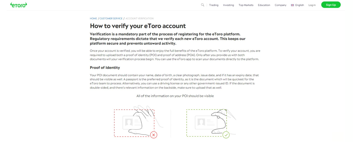 Step 3: identity verification