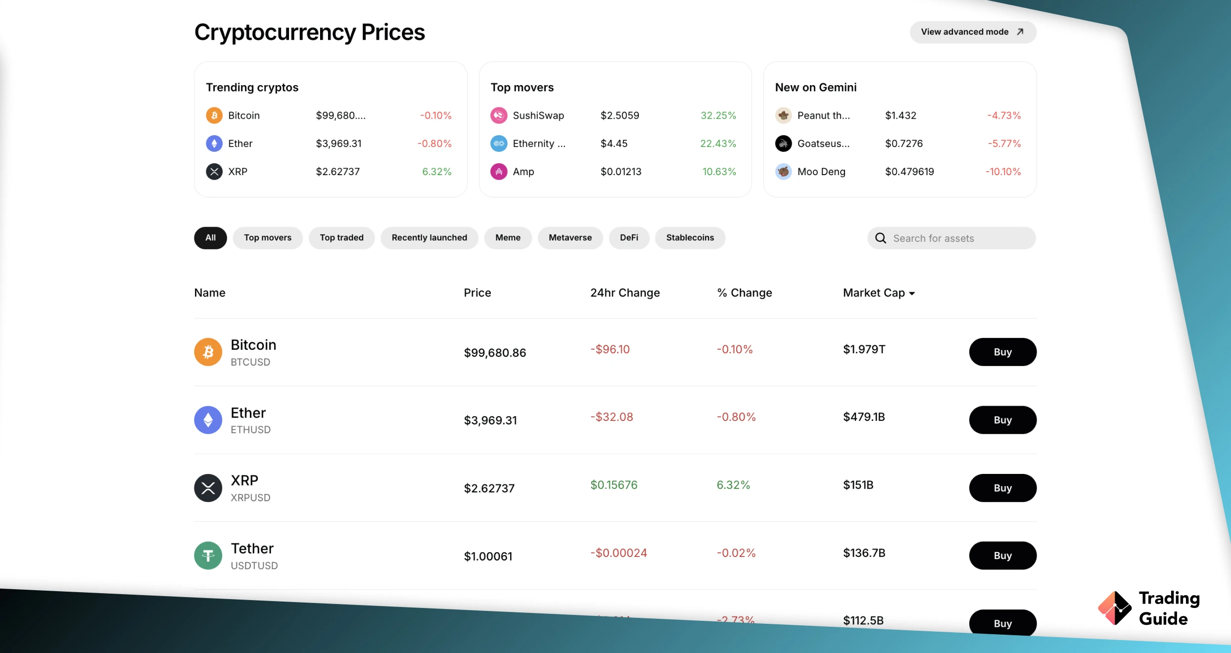 gemini wallet screen 3