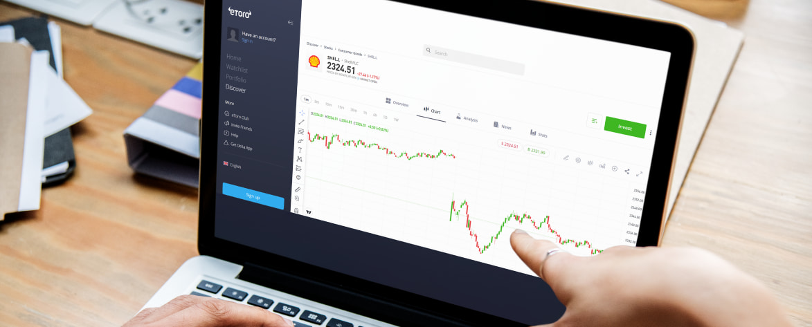 choose the number of shell shares to buy and invest