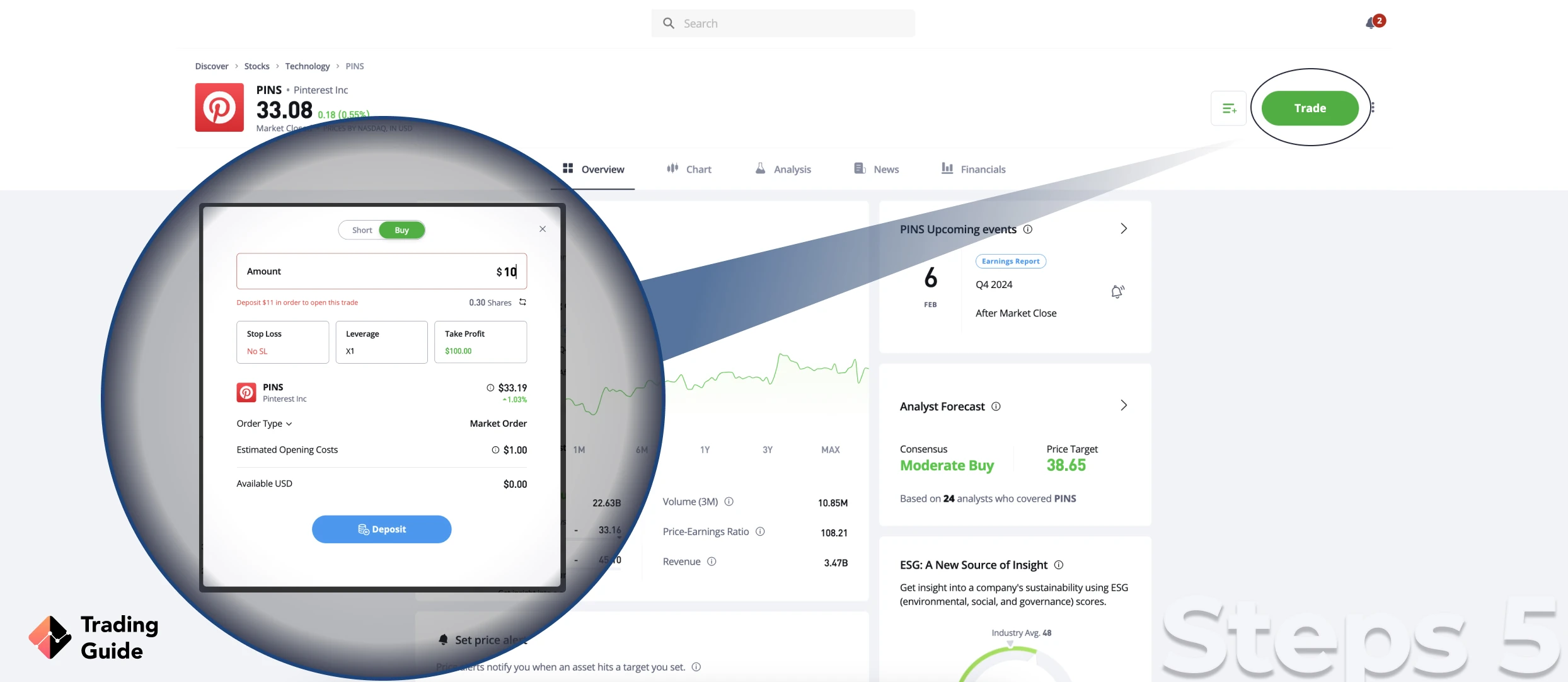 buy pinterest stock step 5