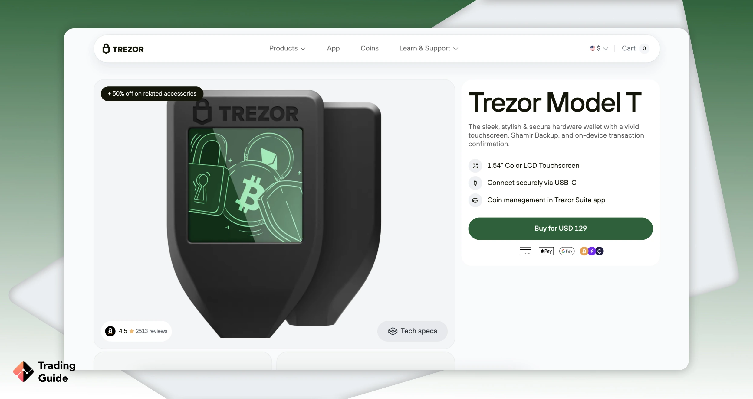 trezor model t screen 1