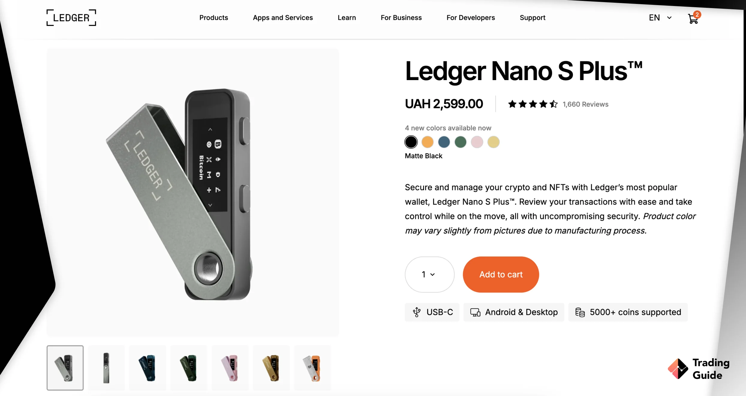 ledger nano s screen 3