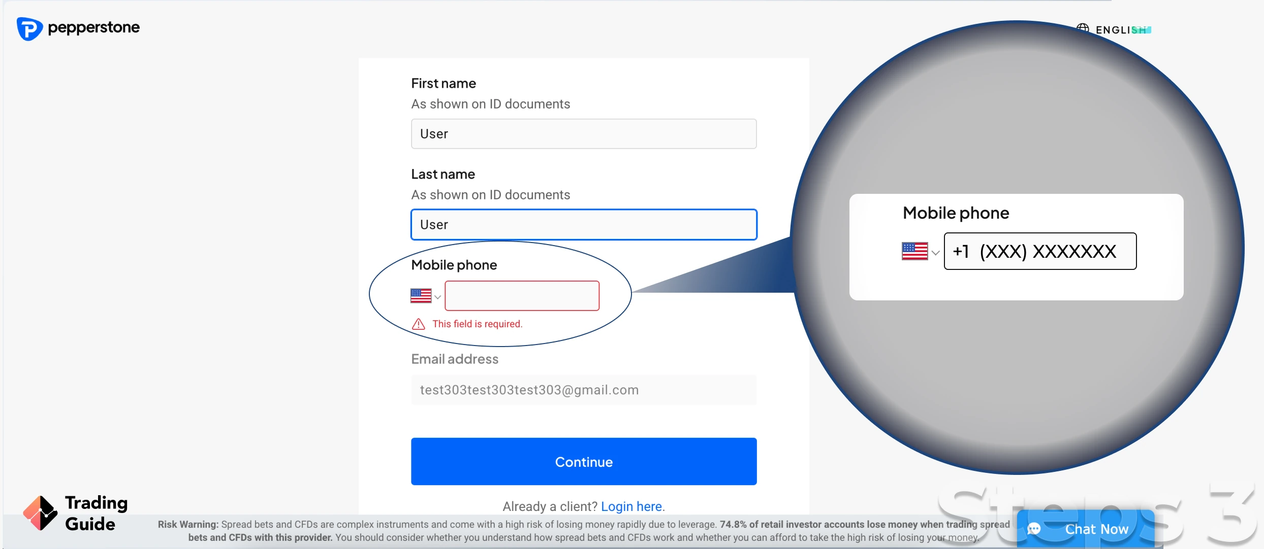Verify Your Account Steps 3